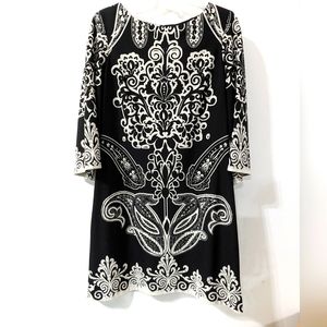 NEW DIRECTIONS Dress Size 8 Black & White